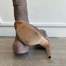 Load image into Gallery viewer, NWT Snakeskin Knee High Boots