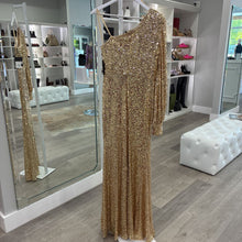 Load image into Gallery viewer, NWT Sequined One Shoulder Dress