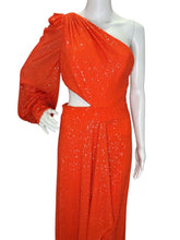 Load image into Gallery viewer, NWT One-Shoulder Sequin Gown