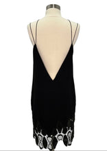 Load image into Gallery viewer, SS2013 Runway Leather Lace Trim Open Back Mini Dress