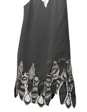 Load image into Gallery viewer, SS2013 Runway Leather Lace Trim Open Back Mini Dress