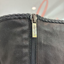 Load image into Gallery viewer, Leather Lace Up Braided Toe Over the Knee Boots Retail $2995