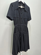Load image into Gallery viewer, Rare 16P Coco Button Check Pleats Dress