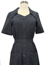 Load image into Gallery viewer, Rare 16P Coco Button Check Pleats Dress