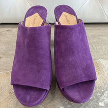 Load image into Gallery viewer, Suede Peep Toe Mule
