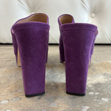 Load image into Gallery viewer, Suede Peep Toe Mule