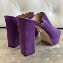 Load image into Gallery viewer, Suede Peep Toe Mule