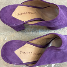 Load image into Gallery viewer, Suede Peep Toe Mule