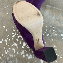 Load image into Gallery viewer, Suede Peep Toe Mule