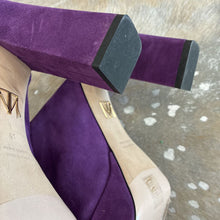 Load image into Gallery viewer, Suede Peep Toe Mule