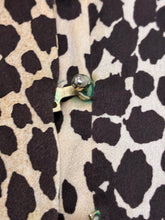 Load image into Gallery viewer, 2005 Cheetah Tie and Clasp Blouse