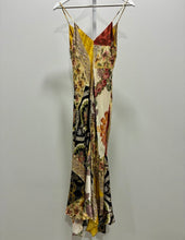 Load image into Gallery viewer, Baroque Floral Fancy Silk Dress