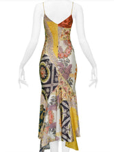 Load image into Gallery viewer, Baroque Floral Fancy Silk Dress