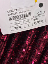 Load image into Gallery viewer, NWT Sequined Mini Halter Dress