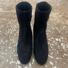 Load image into Gallery viewer, Suede and Crystal Booties