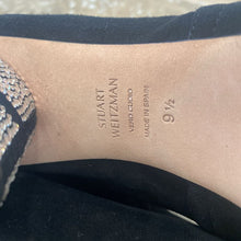 Load image into Gallery viewer, Suede and Crystal Booties