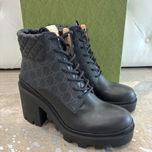 Load image into Gallery viewer, NIB Supreme Calfskin Leather Laceup Bootie