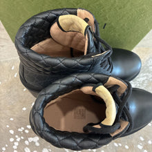 Load image into Gallery viewer, NIB Supreme Calfskin Leather Laceup Bootie