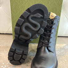 Load image into Gallery viewer, NIB Supreme Calfskin Leather Laceup Bootie