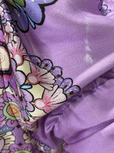 Load image into Gallery viewer, NWT Cosmic Twist Printed Silk Mini Dress