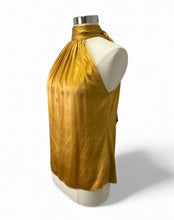 Load image into Gallery viewer, Lori High Neck Silk Stretch Halter Top