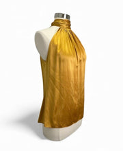 Load image into Gallery viewer, Lori High Neck Silk Stretch Halter Top