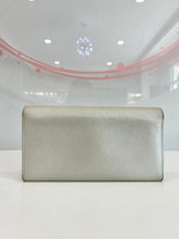 Load image into Gallery viewer, Metallic Caviar Sevruga Long Flap Wallet