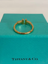 Load image into Gallery viewer, T Wire Ring Yellow Gold