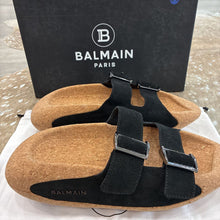 Load image into Gallery viewer, NIB B it Suede Dual Buckle Slides