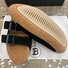 Load image into Gallery viewer, NIB B it Suede Dual Buckle Slides