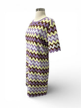 Load image into Gallery viewer, NWT Wave Jacquard Knit Midi T-Shirt Dress