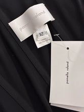 Load image into Gallery viewer, NWT Floral Fil Coupe Draped Gown