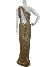 Load image into Gallery viewer, NWT Sequin One-Shoulder Gown