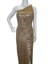 Load image into Gallery viewer, NWT Sequin One-Shoulder Gown