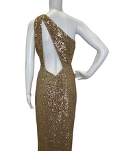 Load image into Gallery viewer, NWT Sequin One-Shoulder Gown