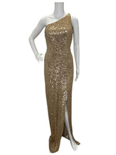 Load image into Gallery viewer, NWT Sequin One-Shoulder Gown