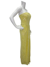 Load image into Gallery viewer, NWT Sequined Strapless Column Gown