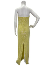 Load image into Gallery viewer, NWT Sequined Strapless Column Gown