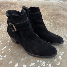 Load image into Gallery viewer, Suede Jano Moto Bootie
