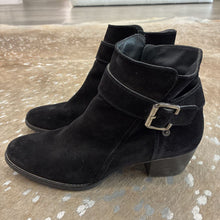 Load image into Gallery viewer, Suede Jano Moto Bootie