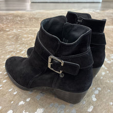Load image into Gallery viewer, Suede Jano Moto Bootie