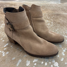 Load image into Gallery viewer, Suede Jano Moto Bootie