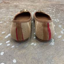 Load image into Gallery viewer, Leather Striped Miller Flats