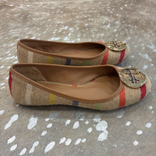 Load image into Gallery viewer, Leather Striped Miller Flats