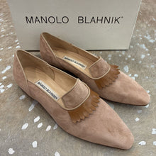 Load image into Gallery viewer, Suede Kiltie Venetian Flats