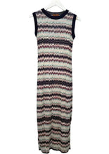 Load image into Gallery viewer, Zig-Zag Striped Maxi Dress