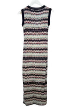 Load image into Gallery viewer, Zig-Zag Striped Maxi Dress