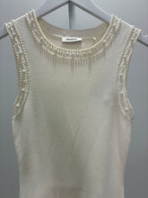Load image into Gallery viewer, NWT Pearl Bead Knit Maxi Dress