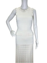 Load image into Gallery viewer, NWT Pearl Bead Knit Maxi Dress
