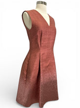 Load image into Gallery viewer, Fit and Flare Cocktail Metallic Dress